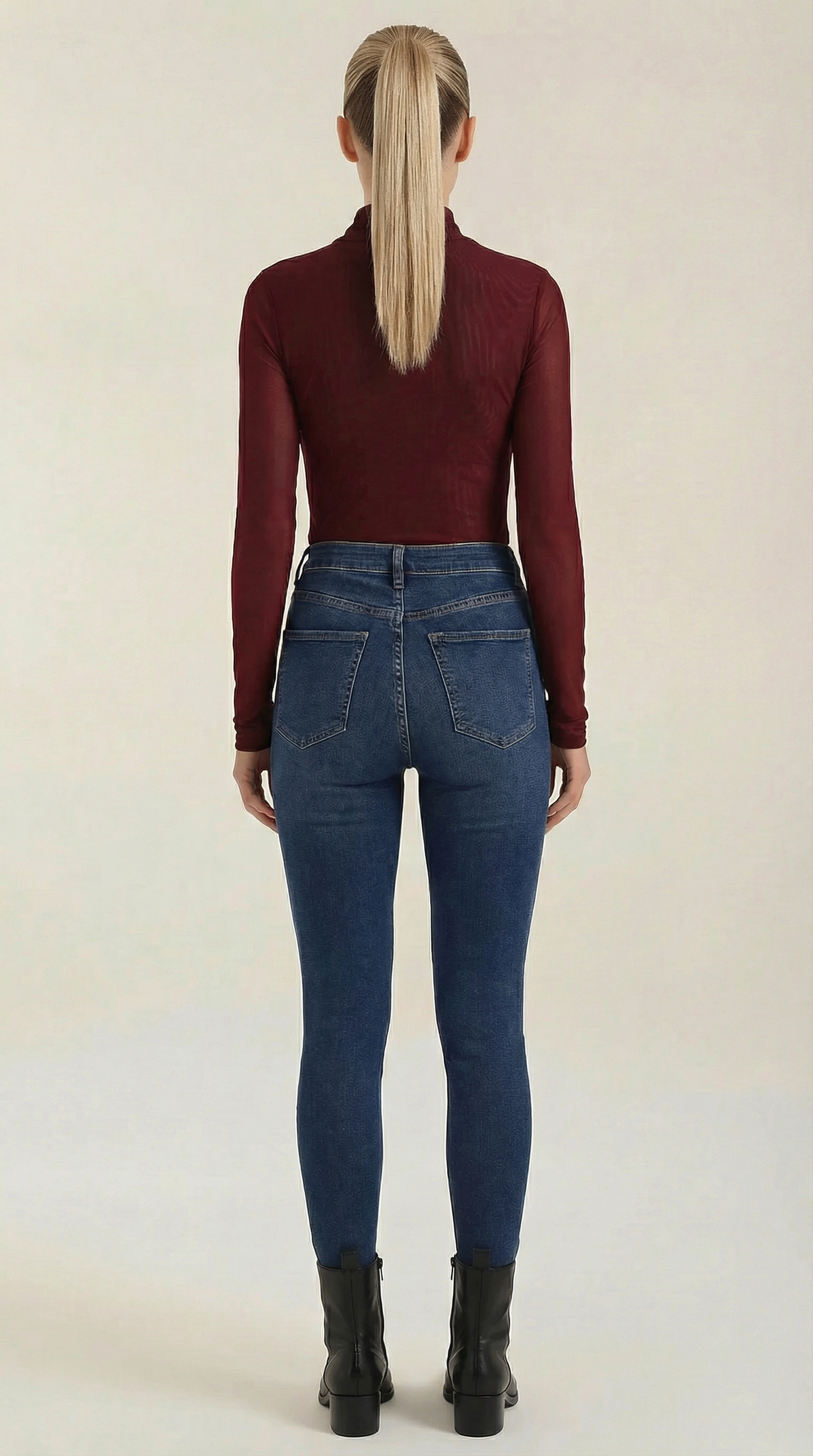 Justine Zuria™ | Transparente Mesh Top