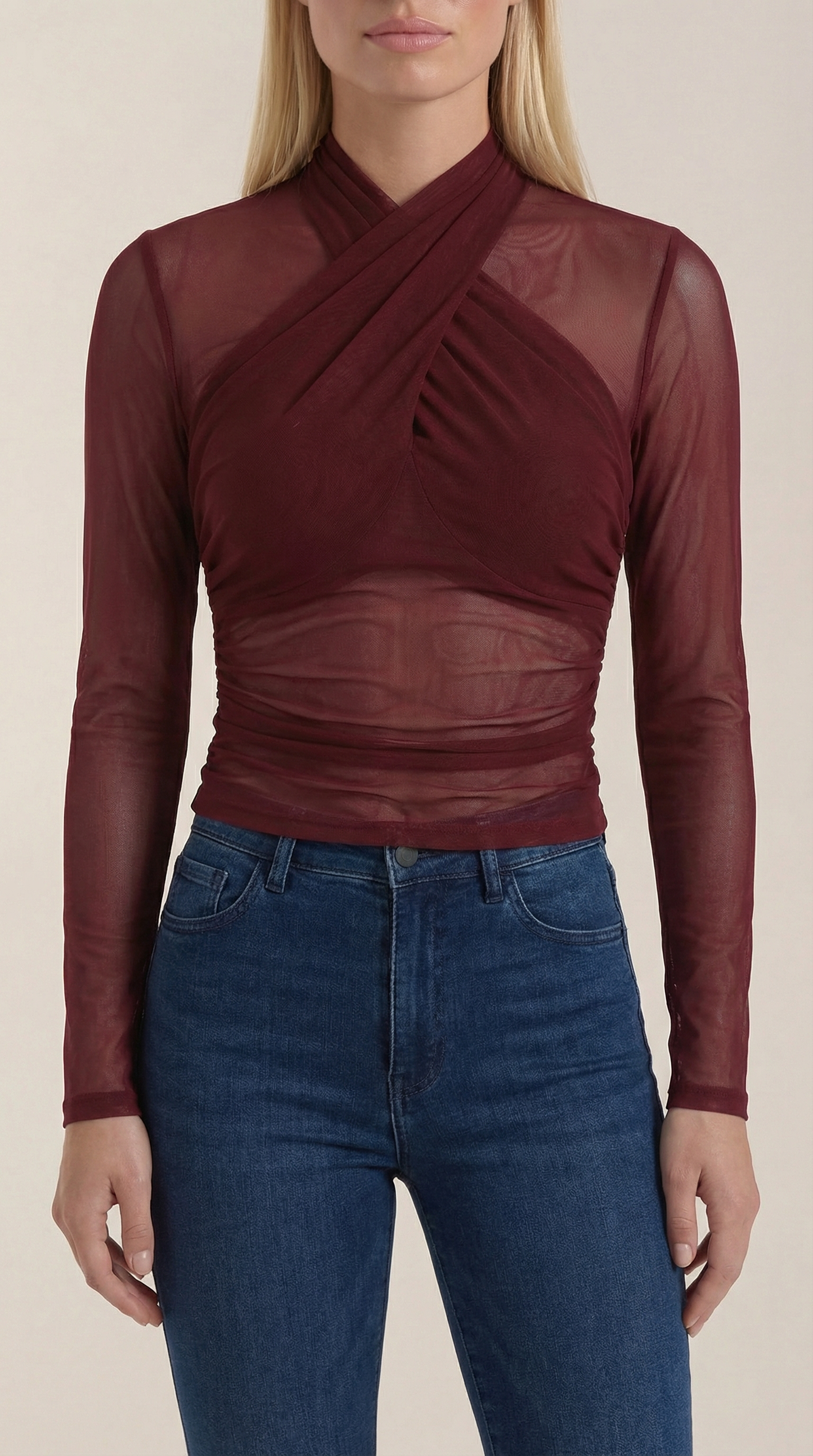 Ana Astrid™ | Georgia Transparente Mesh Top