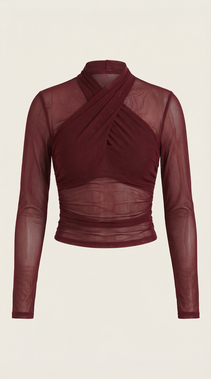 Ana Astrid™ | Georgia Transparente Mesh Top