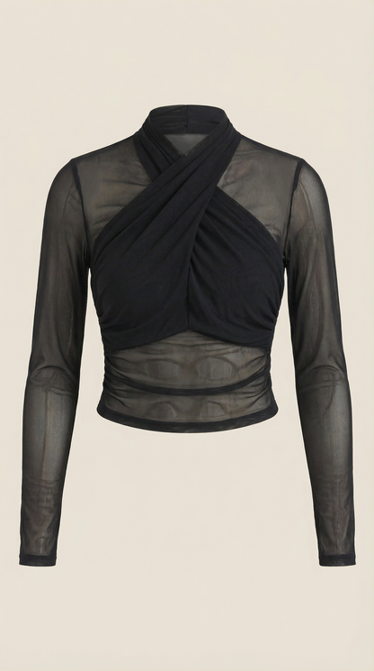 Ana Astrid™ | Georgia Transparente Mesh Top
