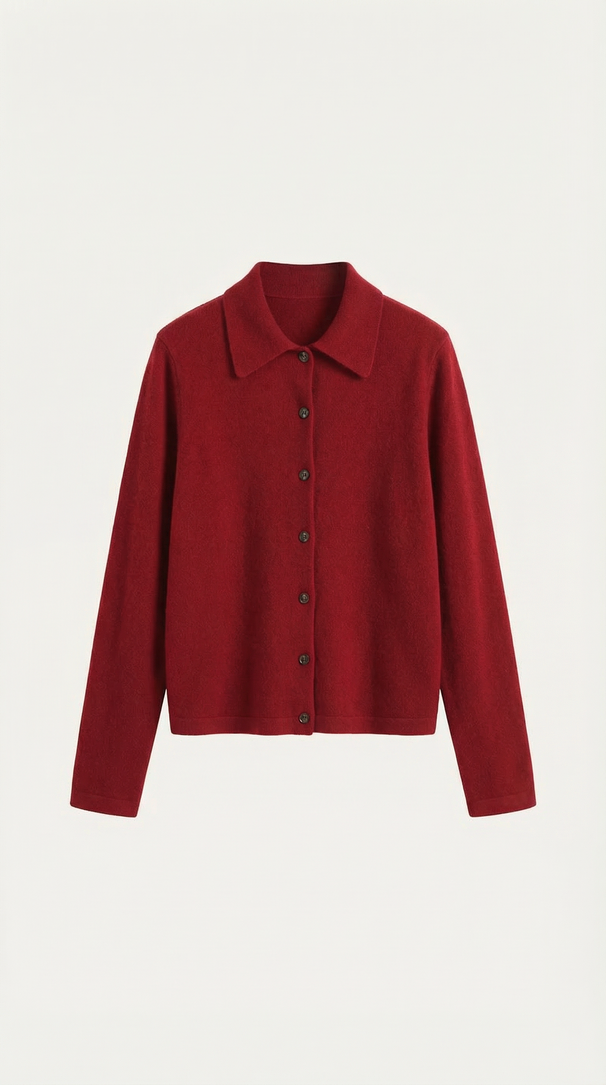 Jeanne Neus™ | Cárdigan de punto con cuello y botones