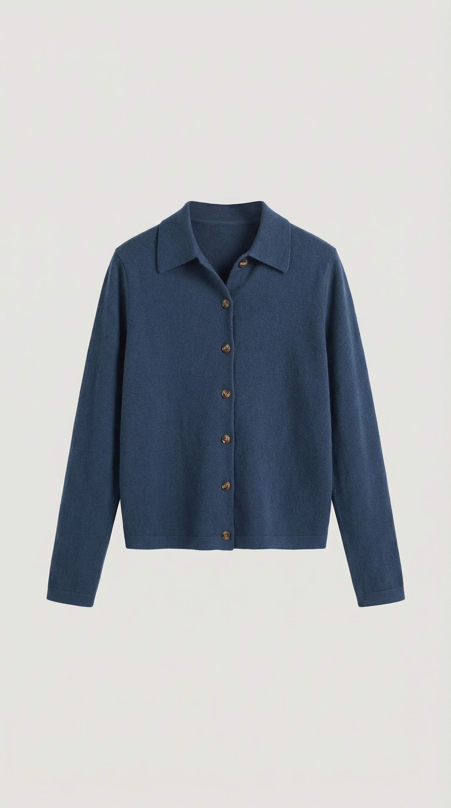 Jeanne Neus™ | Cárdigan de punto con cuello y botones