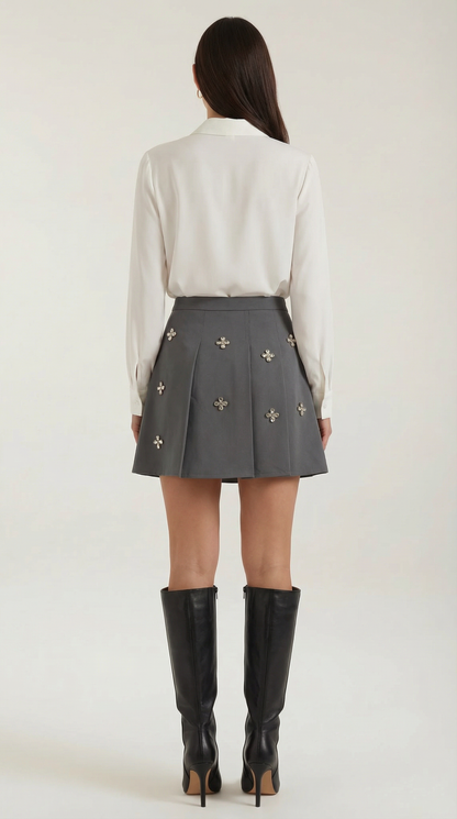 Alba Elur™ | Falda de Punto con Encanto