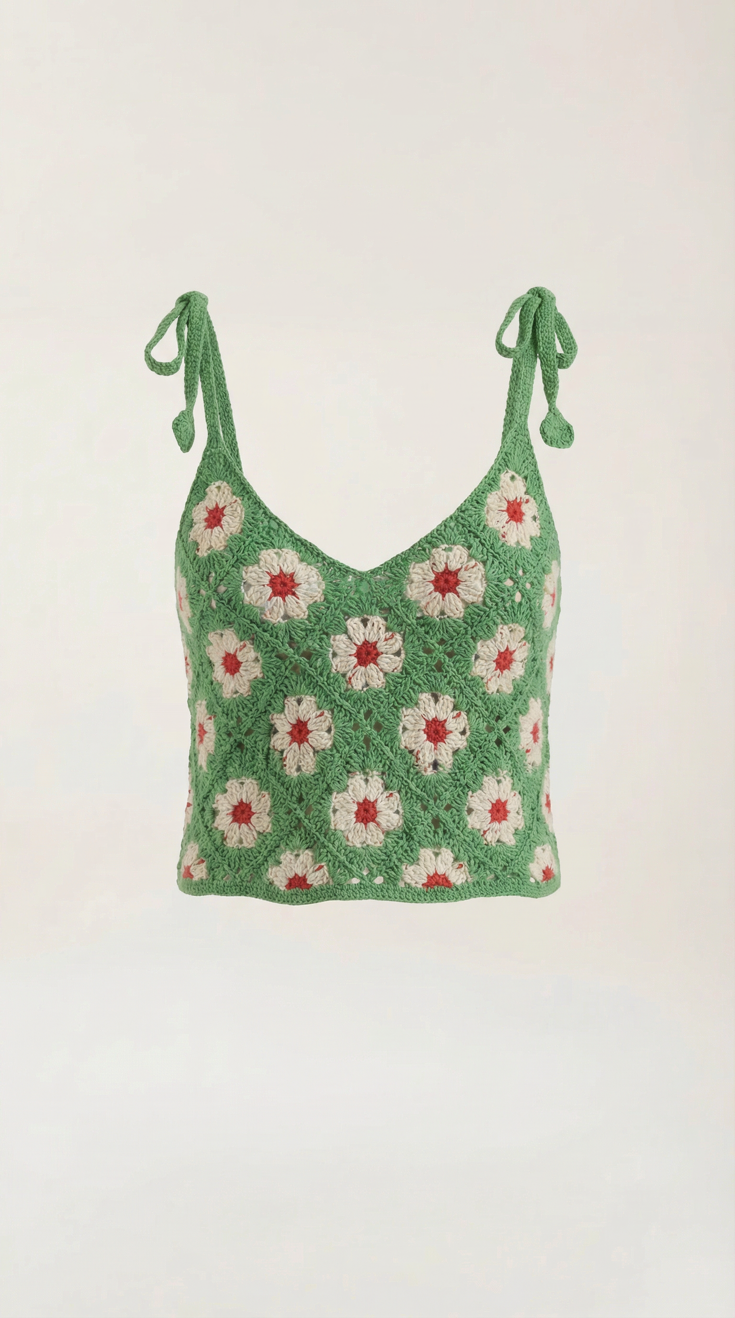 Ana Andrea™ | Blusa de Tirantes de Ganchillo Gretchen