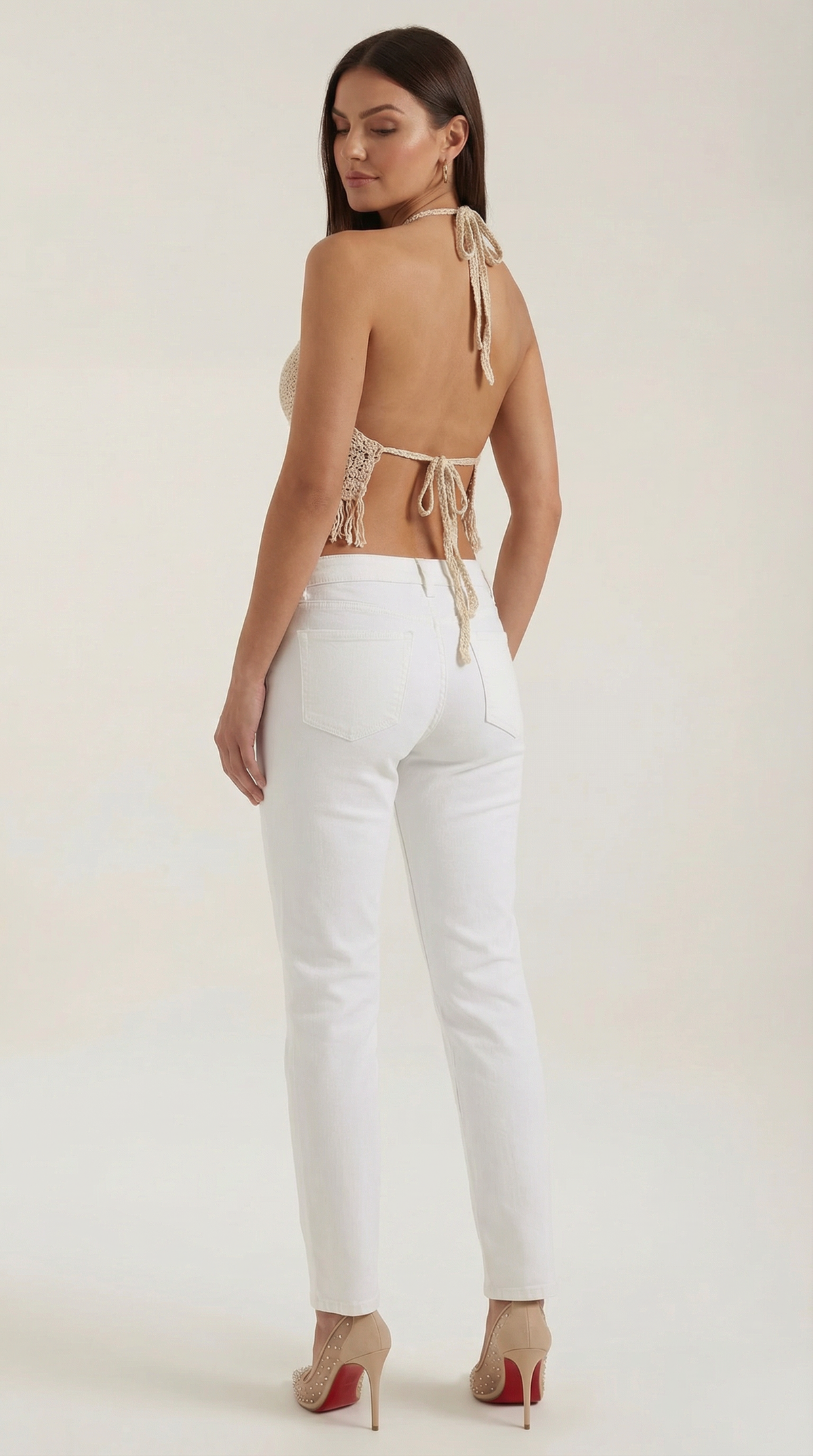 Ana Sara™ | Fringed Halter Top Harriet