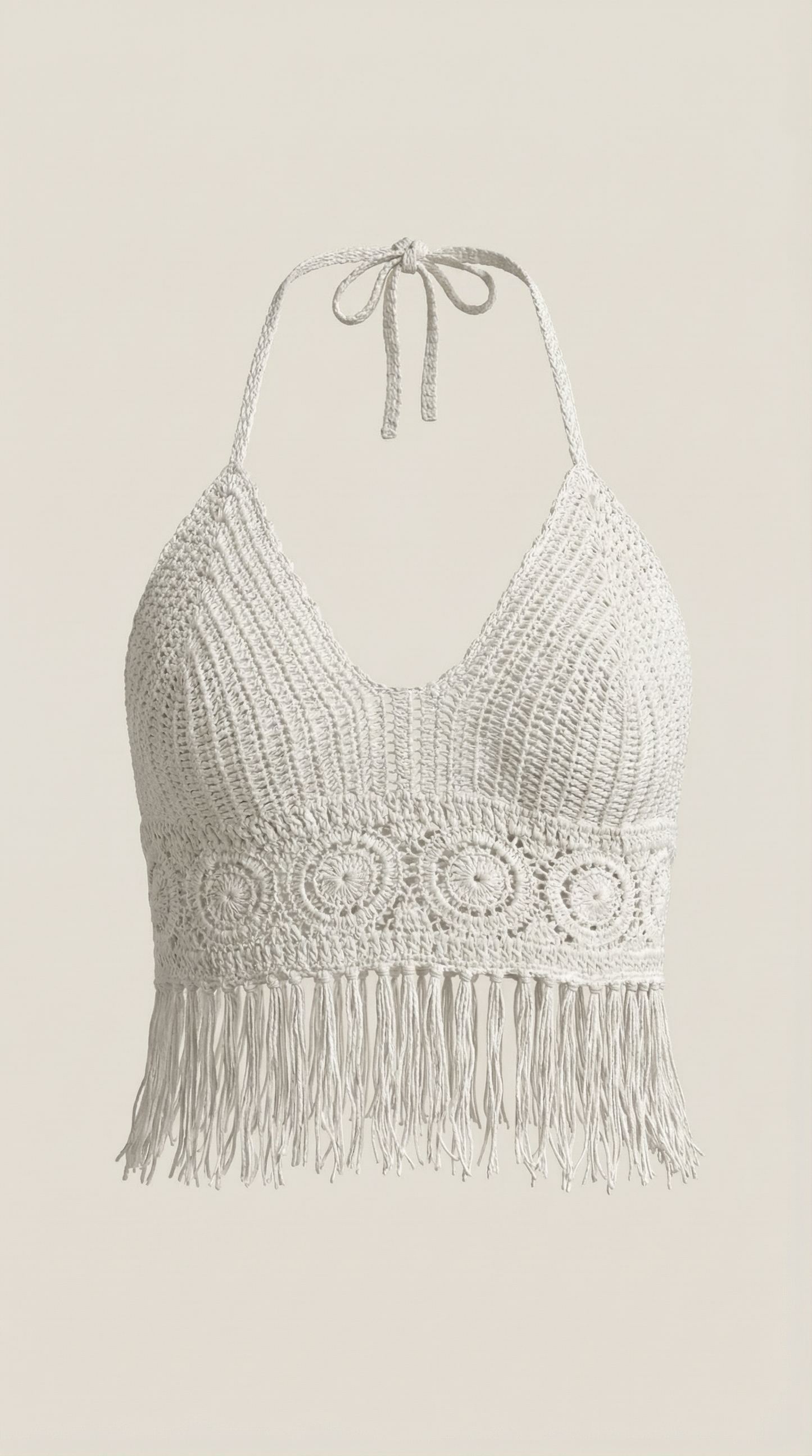 Ana Sara™ | Fringed Halter Top Harriet