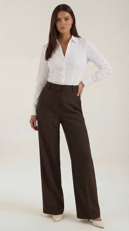 Rosa Mercedes™ | Pantalón de pierna ancha Hazel
