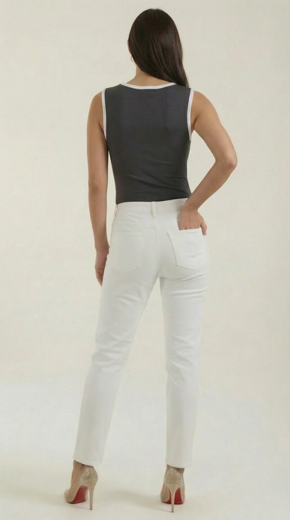 Paula Engracia™ | Top con escote en forma de cuadrado