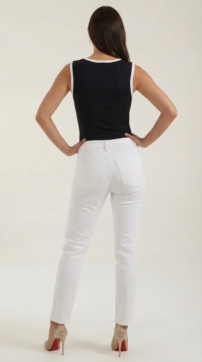 Paula Engracia™ | Top con escote en forma de cuadrado