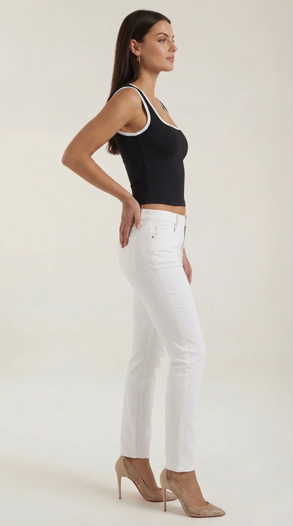 Paula Engracia™ | Top con escote en forma de cuadrado