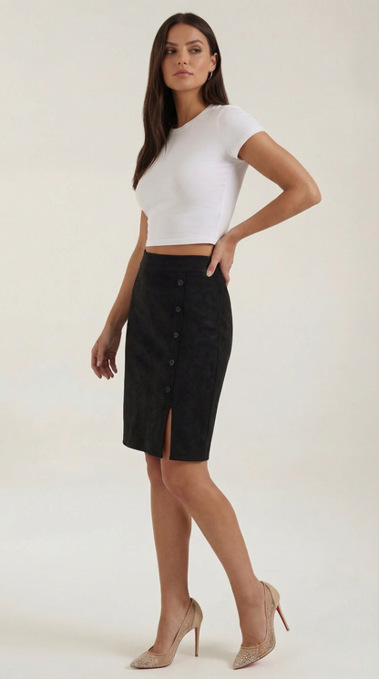 Rosa Ainoa™ | Falda abotonada Hope