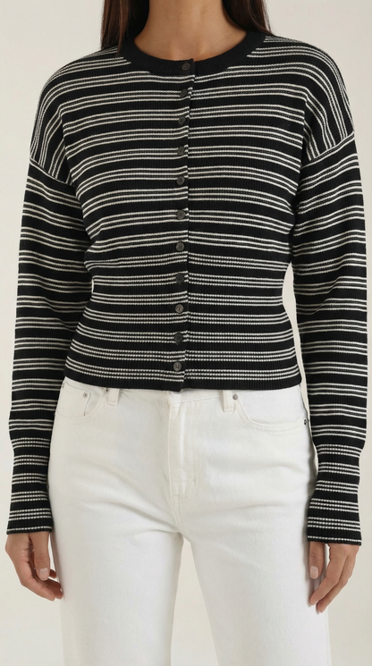 Eugenia Winifred™ | Rayado Cardigan