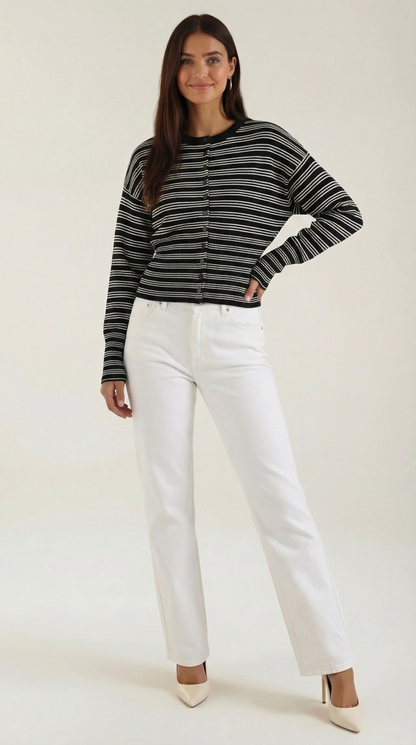 Eugenia Winifred™ | Rayado Cardigan