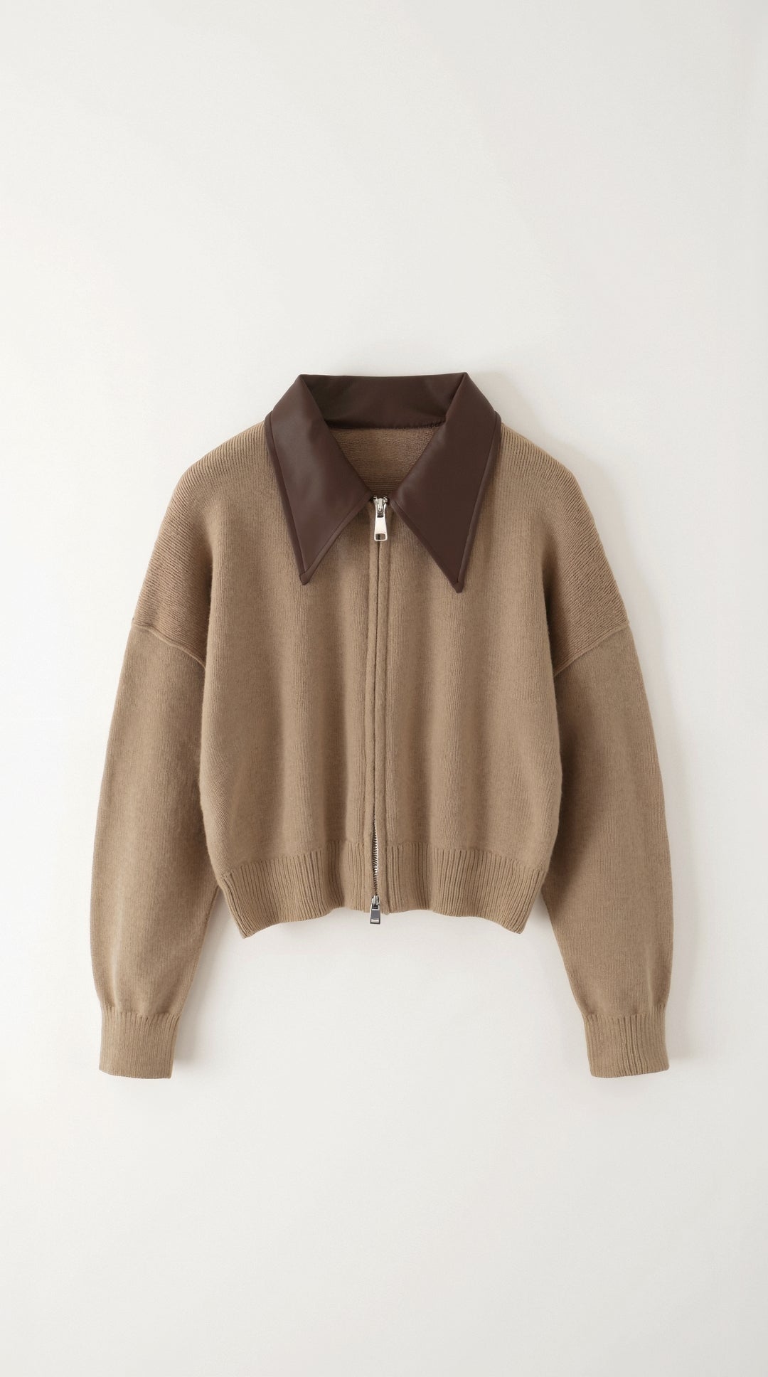 Mathilde Ainara™ | Chaqueta Corto de Punto con Cuello