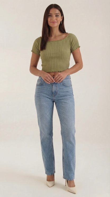 Ana Loida™ | Blusa Isabel de Manga Corta