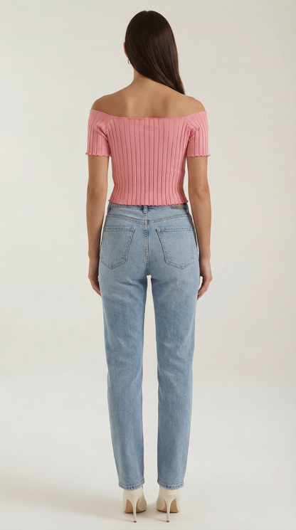Ana Loida™ | Blusa Isabel de Manga Corta
