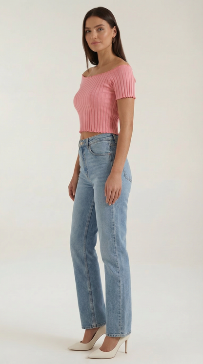 Ana Loida™ | Blusa Isabel de Manga Corta