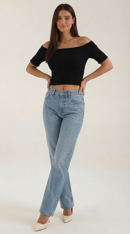 Ana Loida™ | Blusa Isabel de Manga Corta
