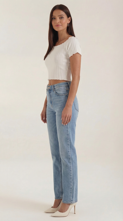 Margarita Gabrielle™ | Blusa de Manga Corta