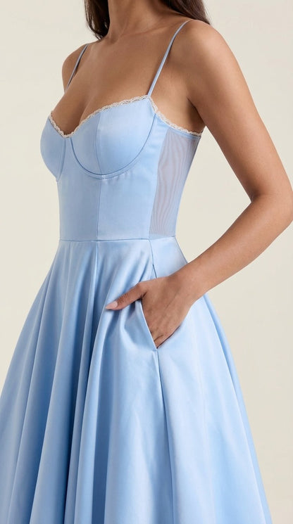 Rosa Alondra™ | Vestido midi Isolde de tul