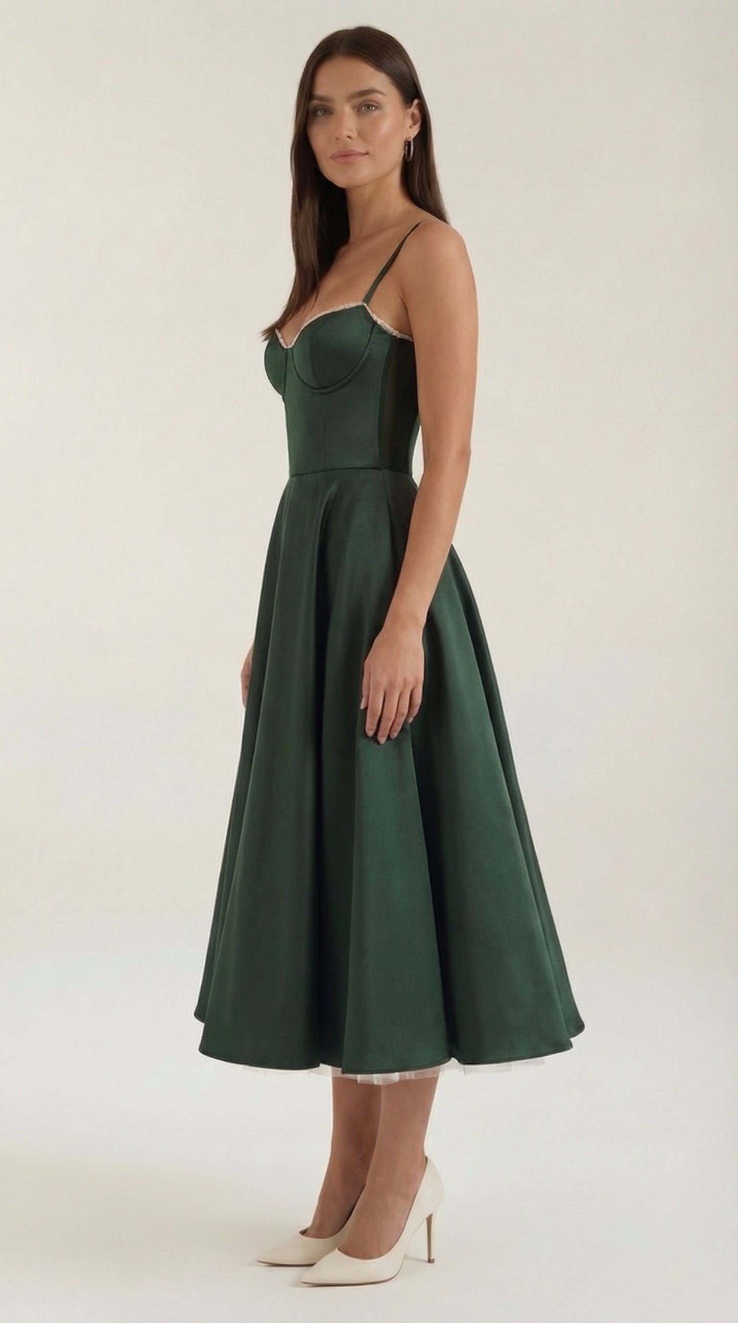 Rosa Alondra™ | Vestido midi Isolde de tul