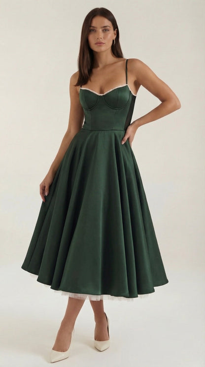 Rosa Alondra™ | Vestido midi Isolde de tul