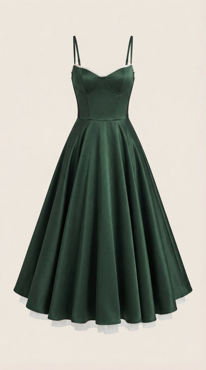 Rosa Alondra™ | Vestido midi Isolde de tul