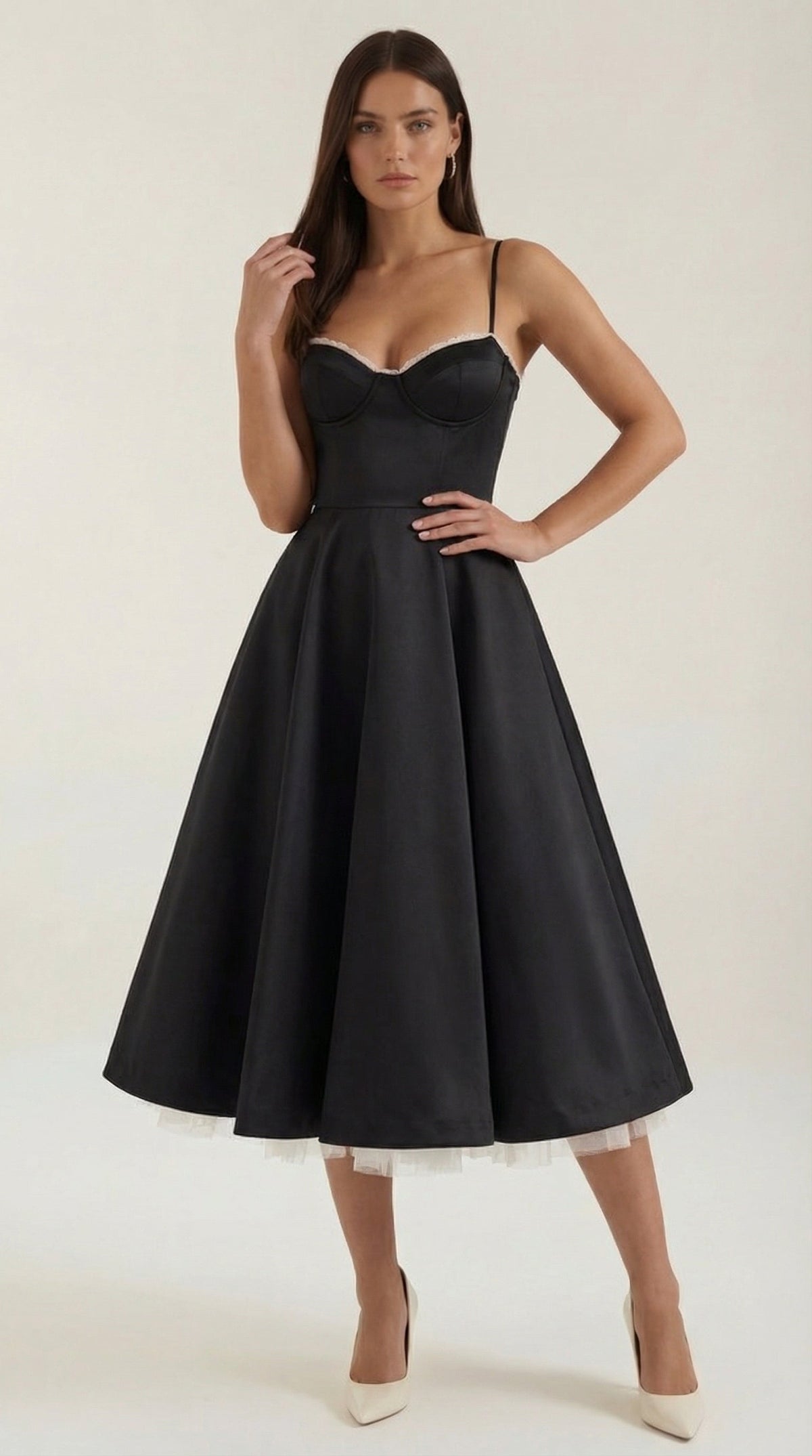 Rosa Alondra™ | Vestido midi Isolde de tul