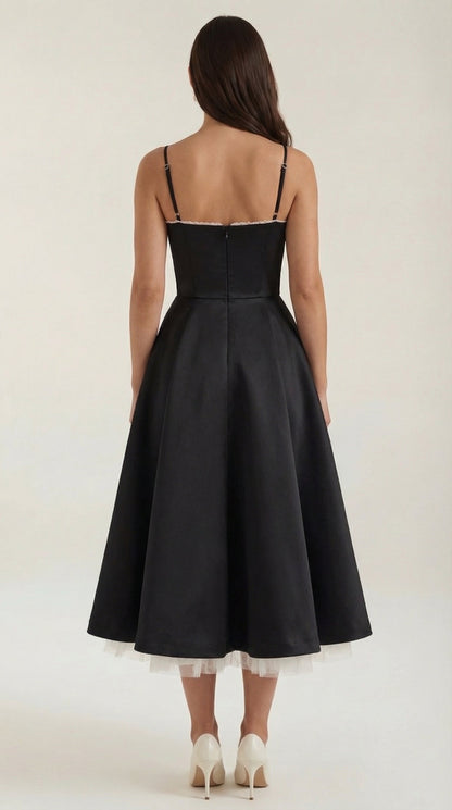 Rosa Alondra™ | Vestido midi Isolde de tul