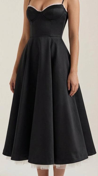 Rosa Alondra™ | Vestido midi Isolde de tul
