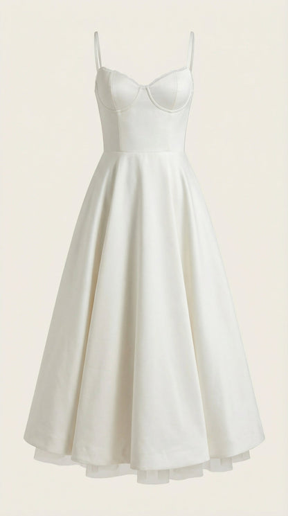 Rosa Alondra™ | Vestido midi Isolde de tul