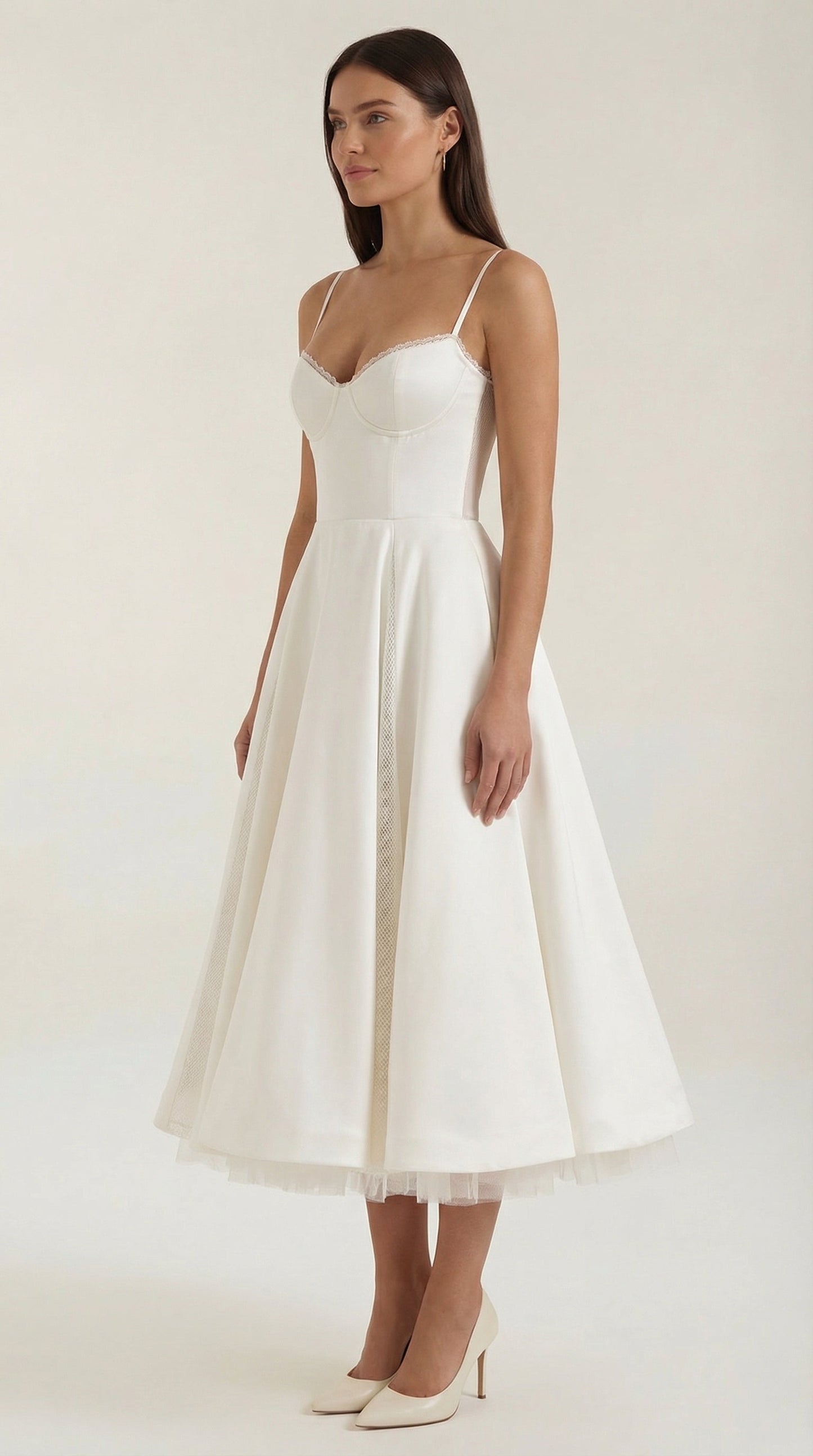 Rosa Alondra™ | Vestido midi Isolde de tul