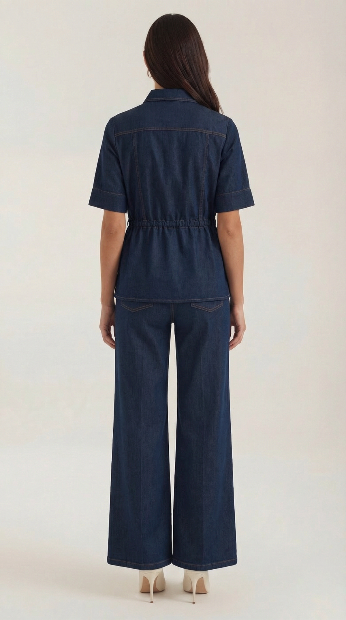 Rosa Sabela™ | Pantalones de Denim Anchos Jade