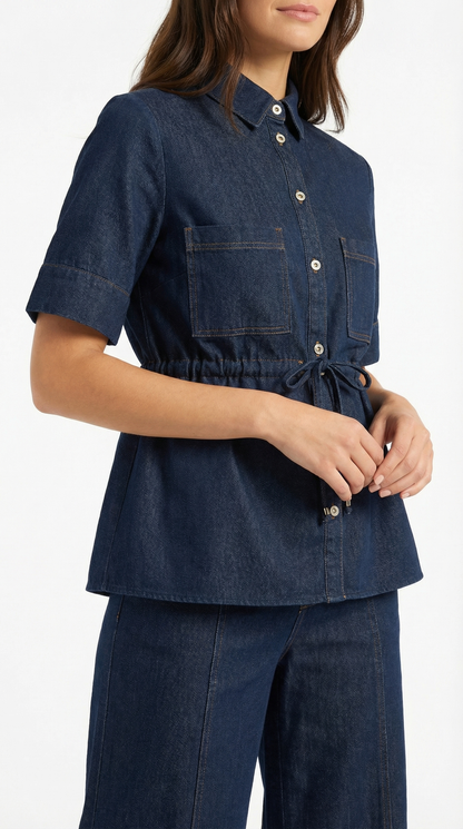 Rosa Sabela™ | Pantalones de Denim Anchos Jade