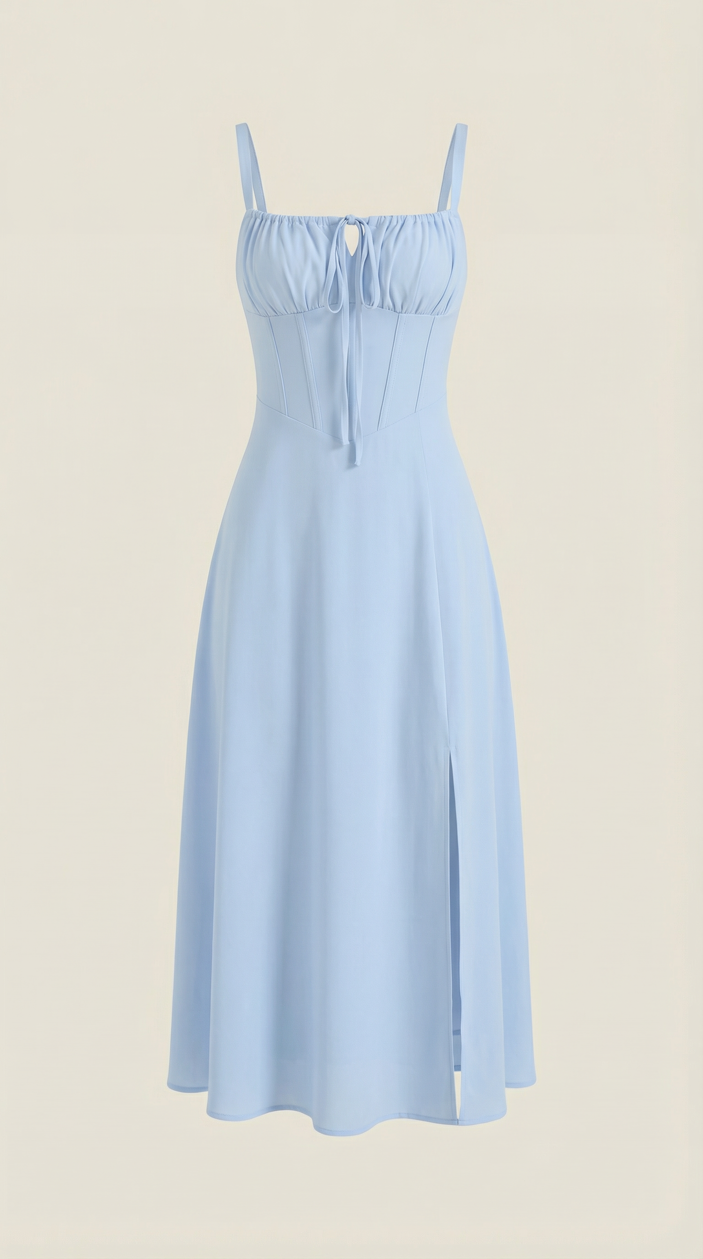 Rosa Violeta™ | Vestido Midi Jade con Detalles de Cordones