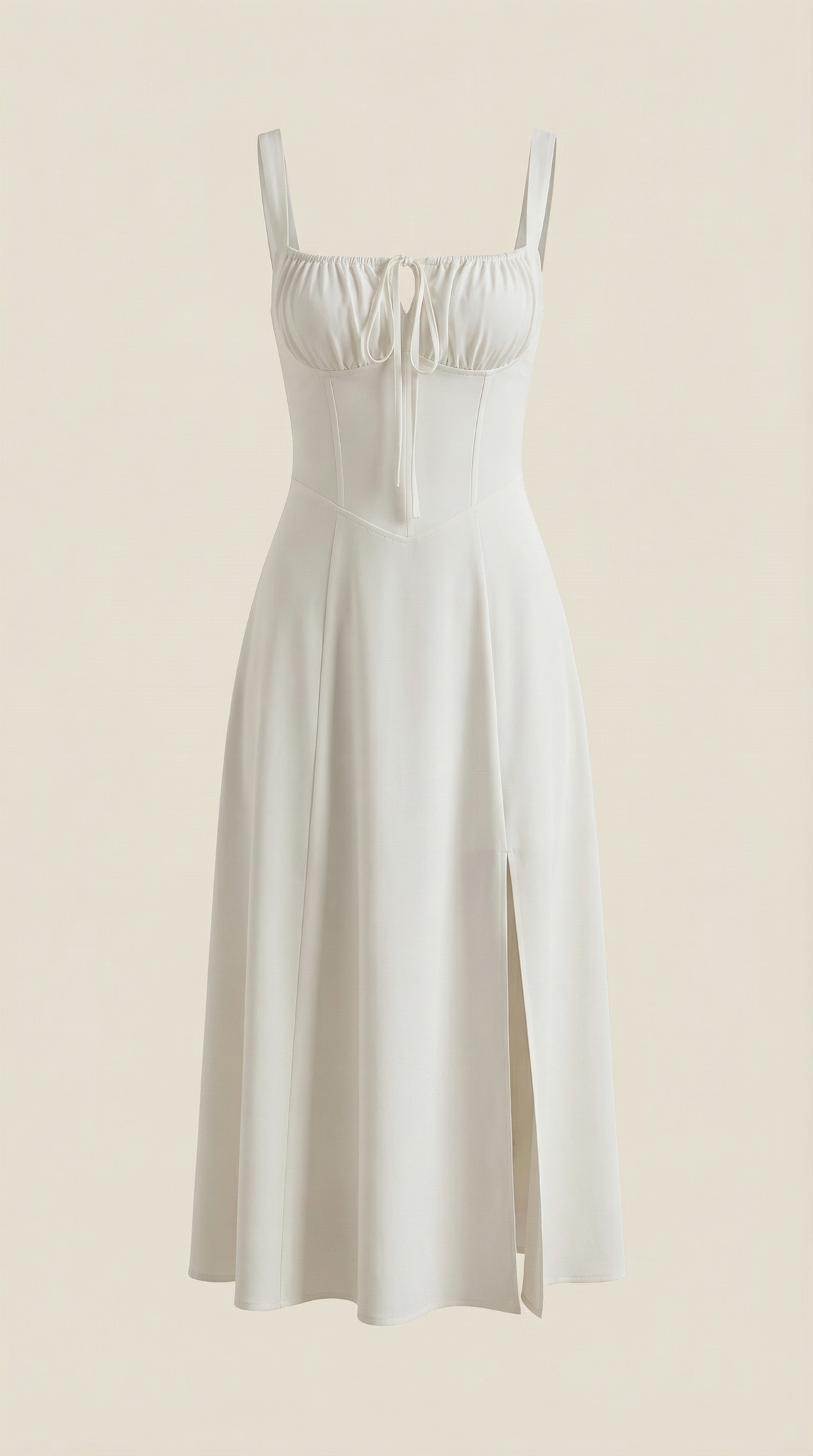Ana Anaí™ | Vestido Midi Jade con Detalles de Cordones