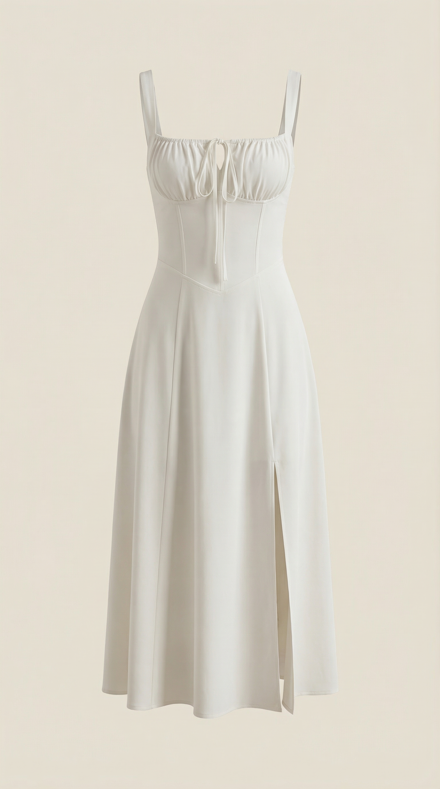 Rosa Violeta™ | Vestido Midi Jade con Detalles de Cordones
