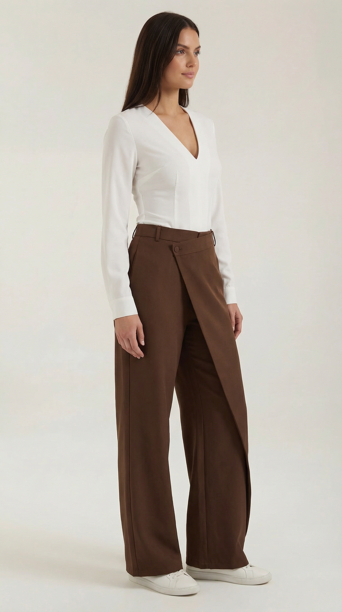 María Gabina™ | Asymmetric Denim Pants