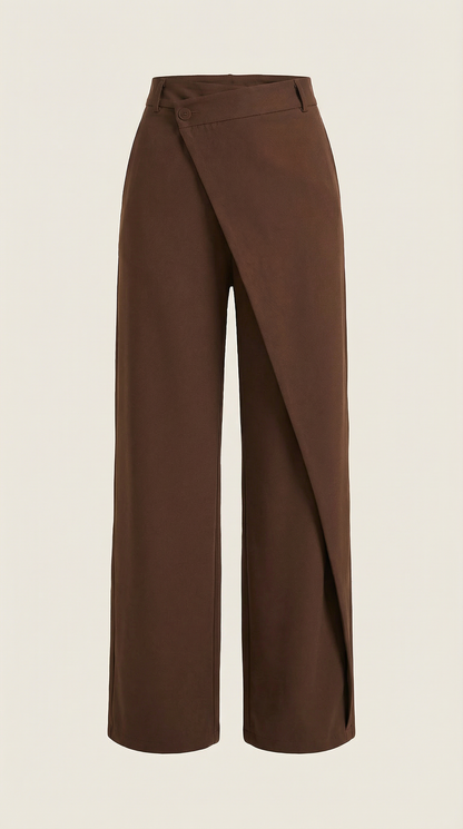 María Gabina™ | Asymmetric Denim Pants