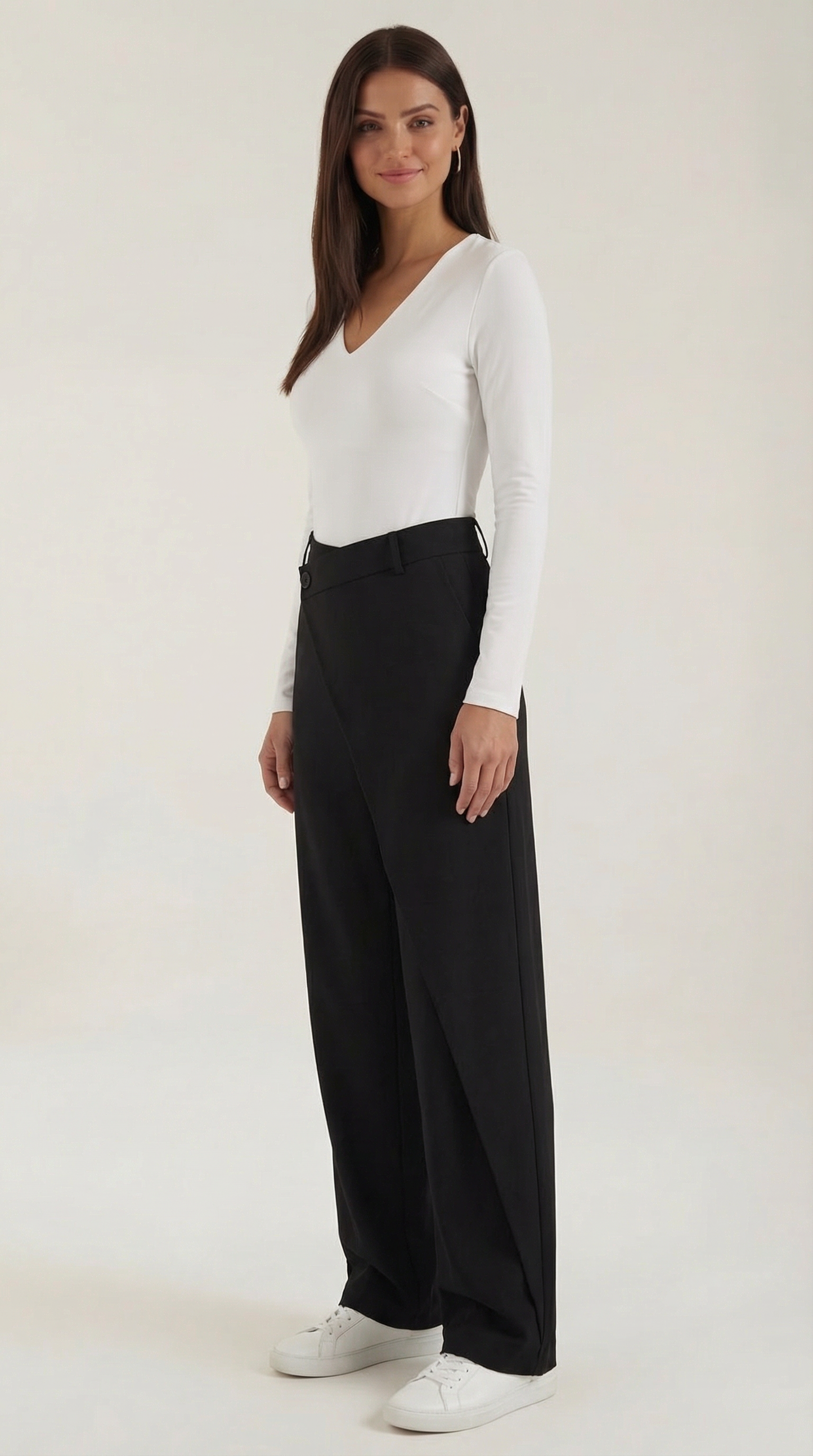 María Gabina™ | Asymmetric Denim Pants