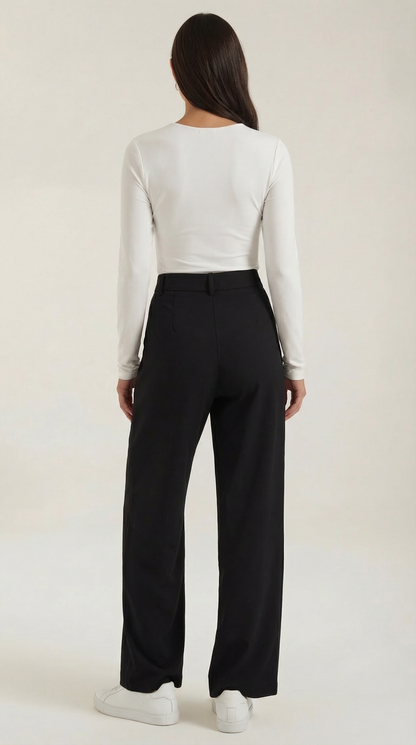 María Gabina™ | Asymmetric Denim Pants