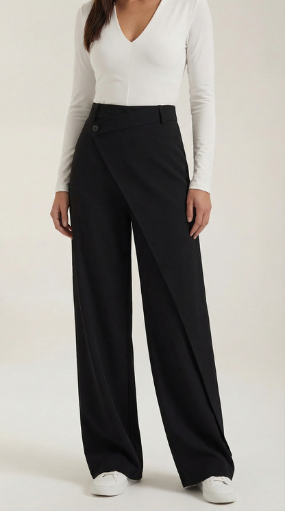 María Gabina™ | Asymmetric Denim Pants