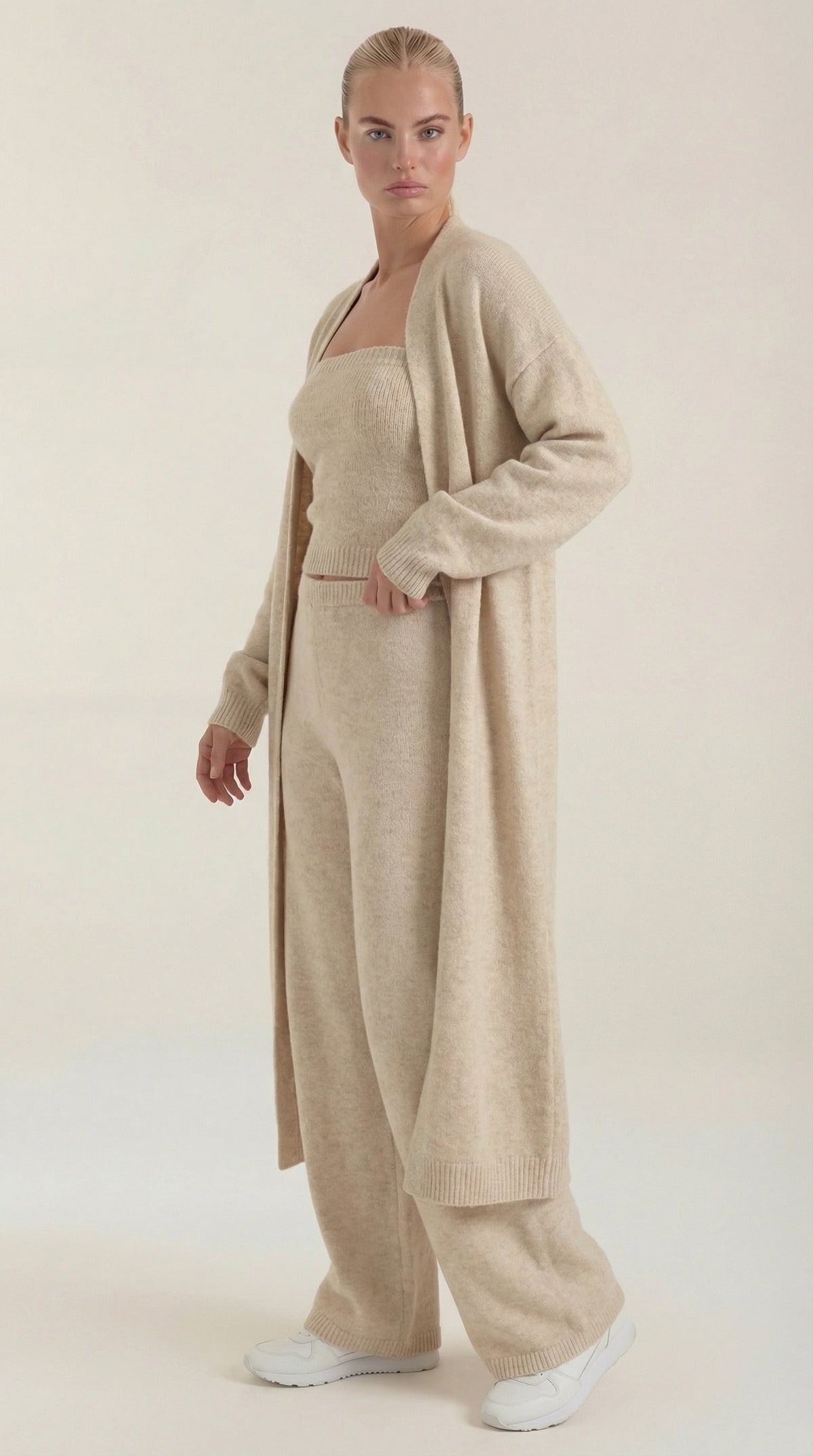 María Indira™ | Conjunto de Ropa de Casa Jeanne Strick