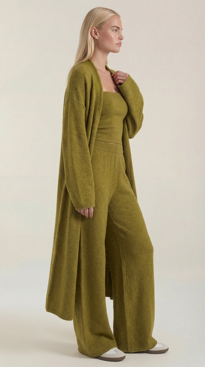 María Indira™ | Conjunto de Ropa de Casa Jeanne Strick