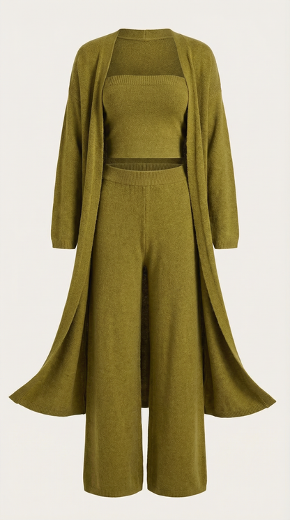 María Indira™ | Conjunto de Ropa de Casa Jeanne Strick