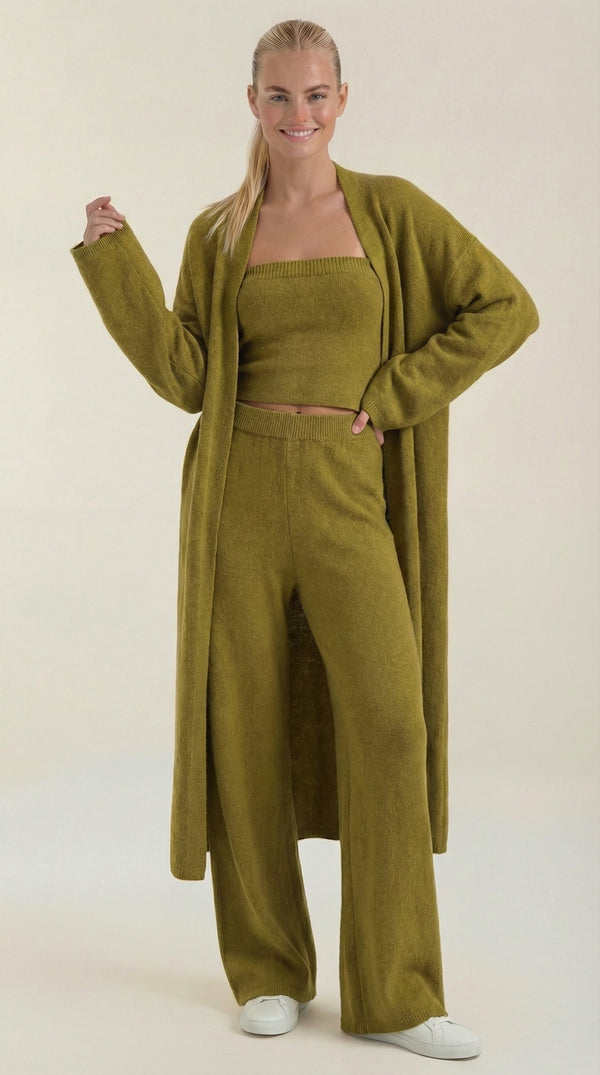 María Indira™ | Conjunto de Ropa de Casa Jeanne Strick