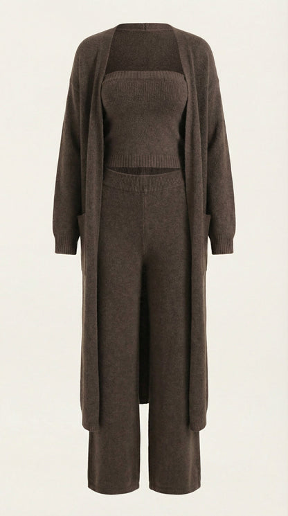 María Indira™ | Conjunto de Ropa de Casa Jeanne Strick