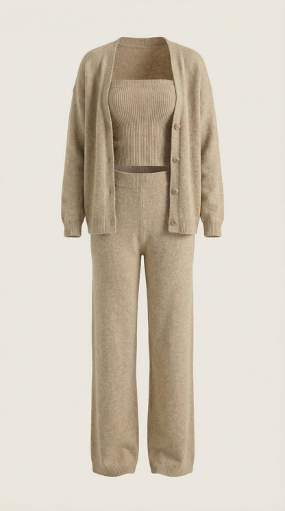María Indira™ | Conjunto de Ropa de Casa Jeanne Strick