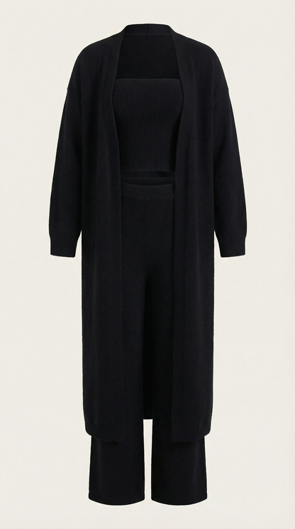 María Indira™ | Conjunto de Ropa de Casa Jeanne Strick