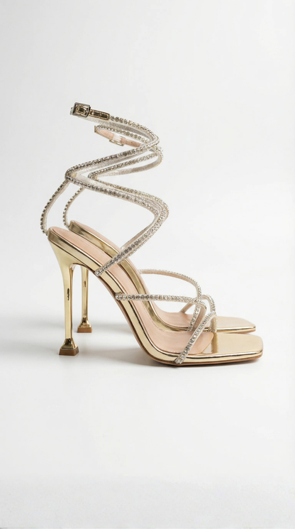 María Carmela™ | Tacones Jennifer medio con resorte en el tobillo